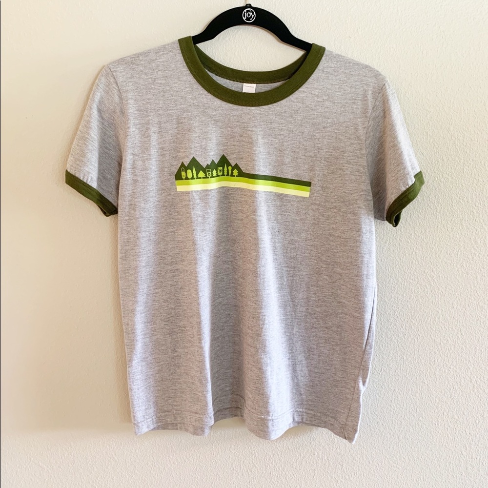 American Apparel Graphic Tee | Apple Camp | Xs